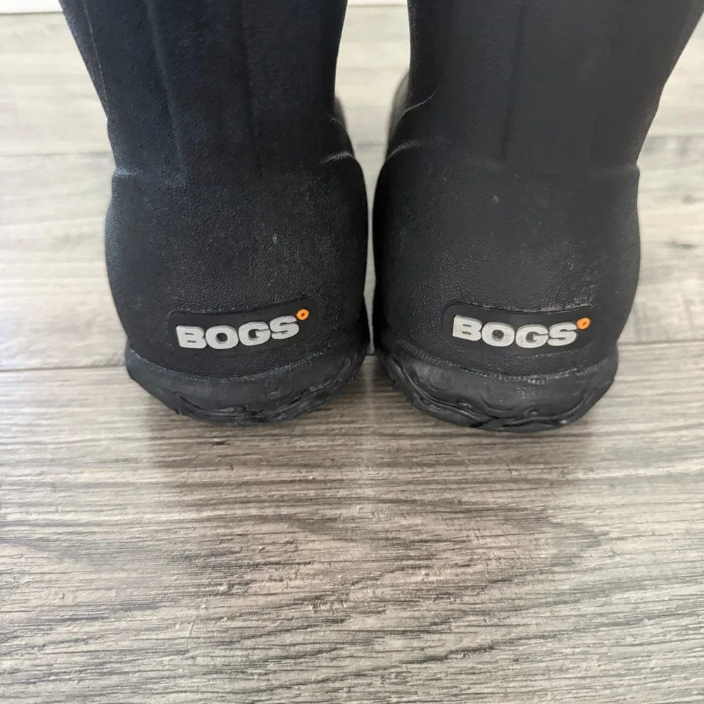 Bogs Classic High Women's 8 Black Neo Tech Waterproof Insulated Snow Rain Boots